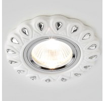 Светильник D5540 W/CL белый прозрачный керамика